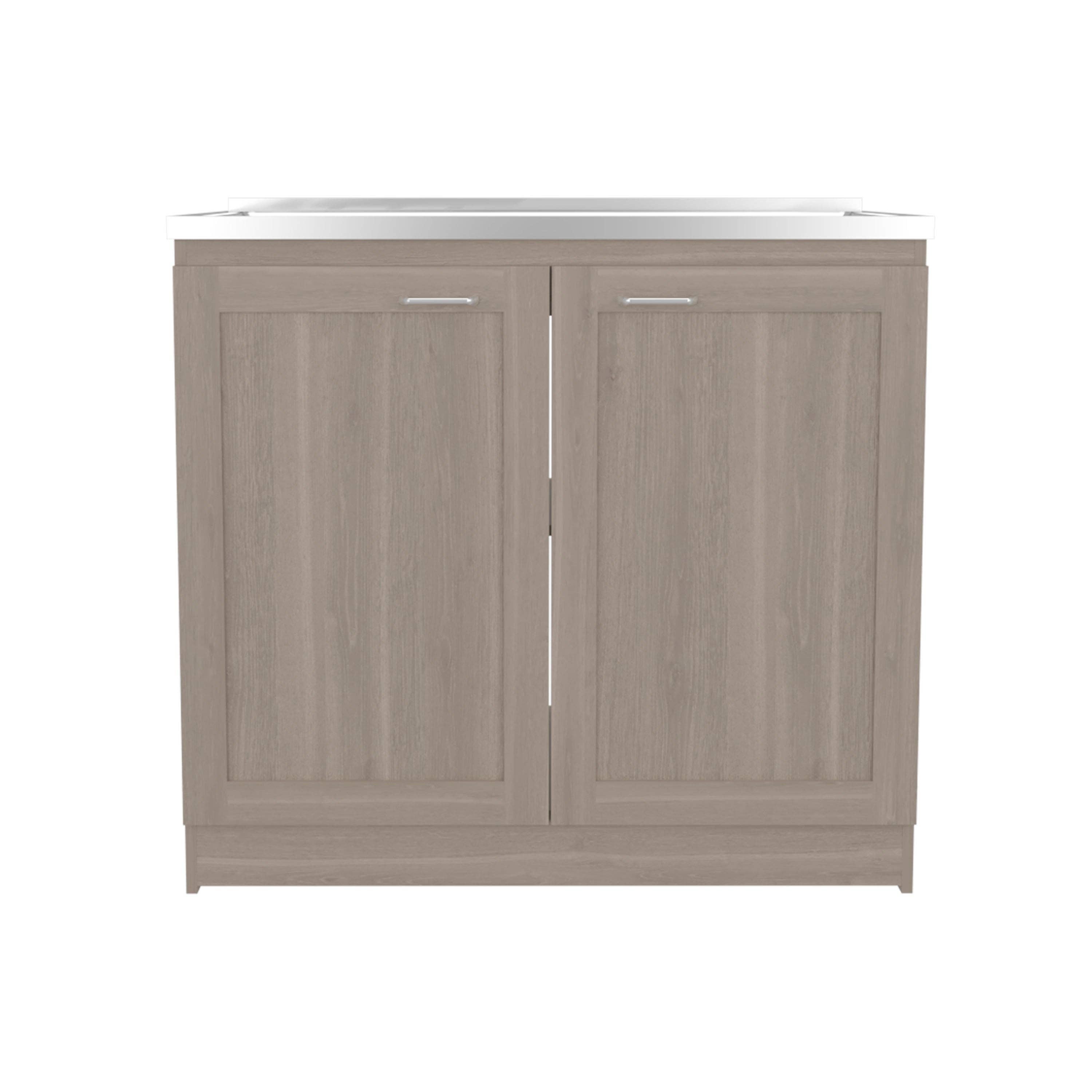 Light Gray Zurich Utility Sink 39 Two Door Cabinet for wholesale on Faire2