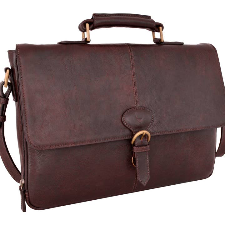 Parker Leather Medium Briefcase for wholesale by Hidesign