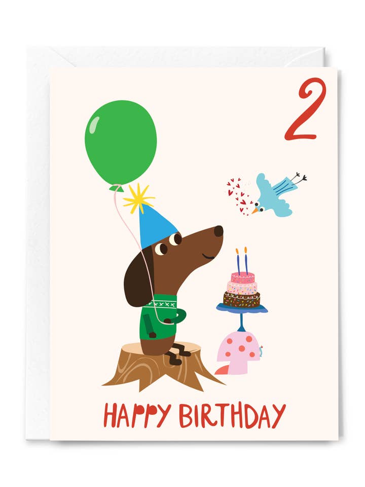 Joyeux anniversaire à deux ans pour la vente par Happy Just Happy