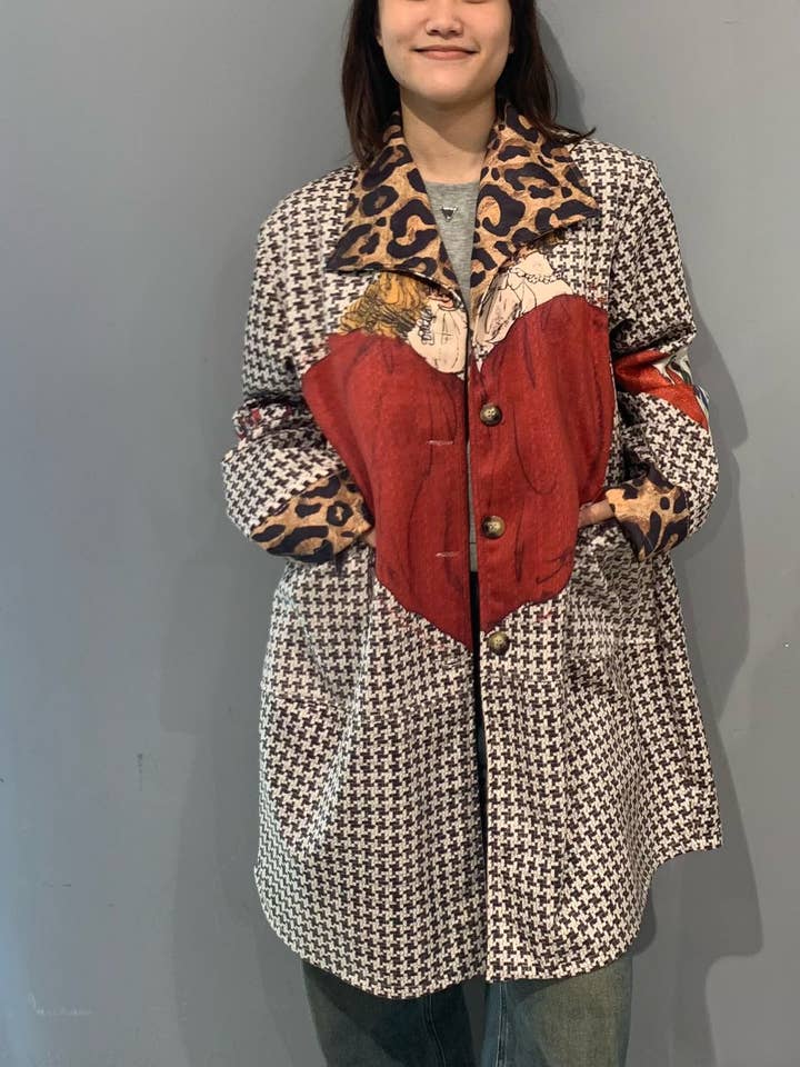 PRINTED LONG JACKET for wholesale by Sole