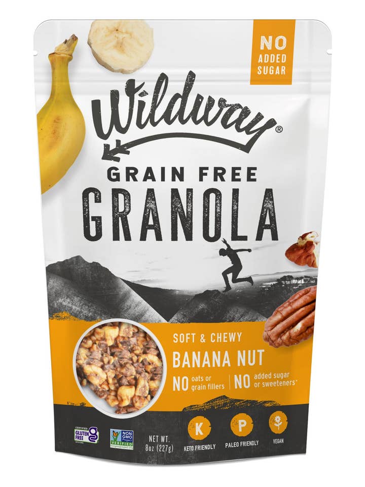 Granola: Grain Free Banana Nut, 8oz for wholesale by Wildway