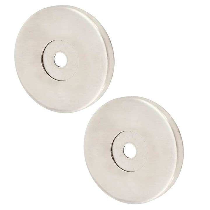 Rose Set for 22mm Pull Handles - Satin Stainless Steel for wholesale by Diybasket