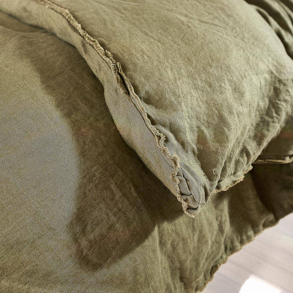 Olive Påslakan i franskt linne - Olive för wholesale på Faire8