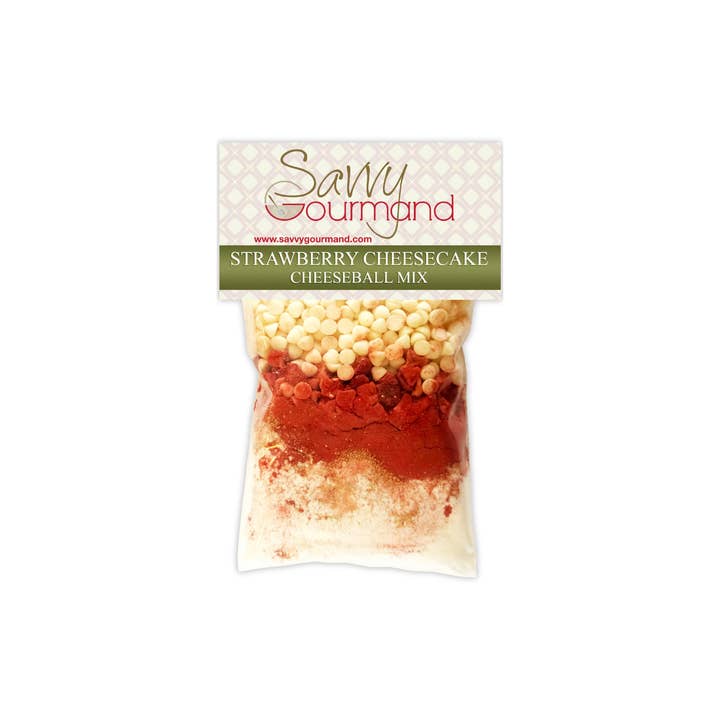 Strawberry Cheesecake Cheeseball or Pie for wholesale by Savvy Gourmand