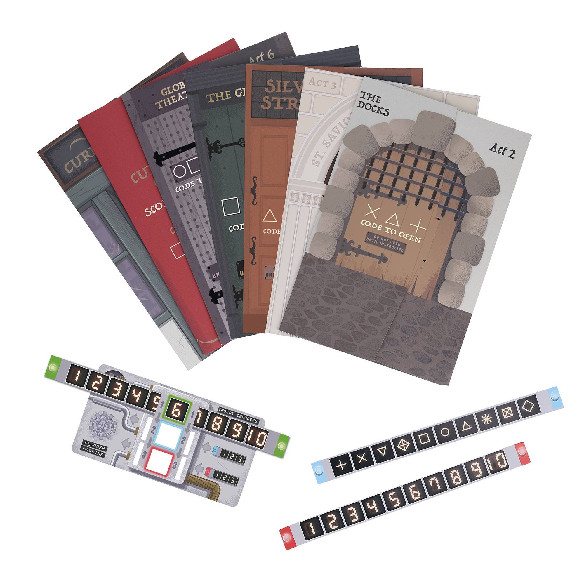 Chronicle Books - Wholesale Board Game - Timescape: Saving Shakespeare - An Escape Room Game3