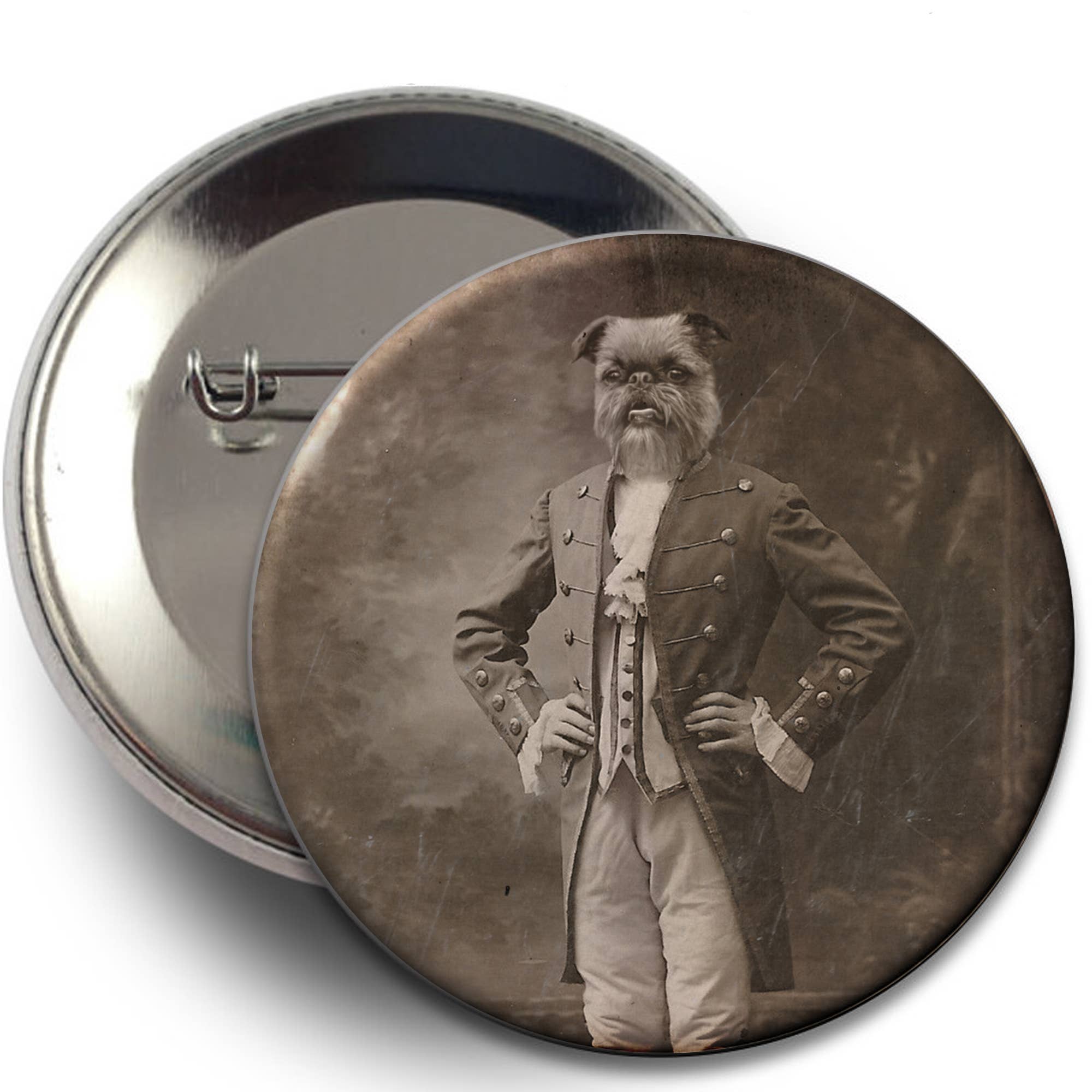 The Wild Oddisorium - Wholesale Lapel Pin/Button - Dog Buttons, Pins, Badges, POS, Funny Dogs in Clothes, Cute12