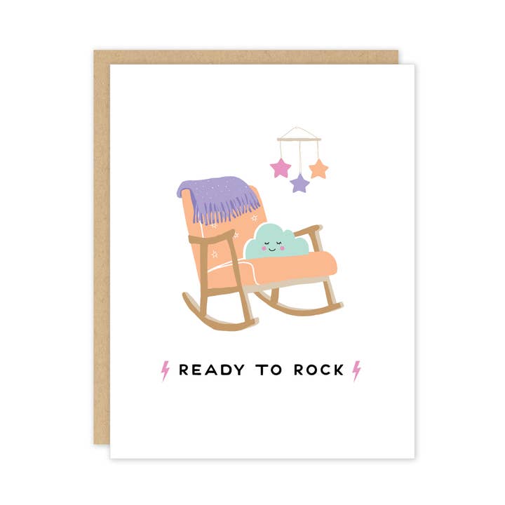 Ready to Rock Baby Card for wholesale by Party of One