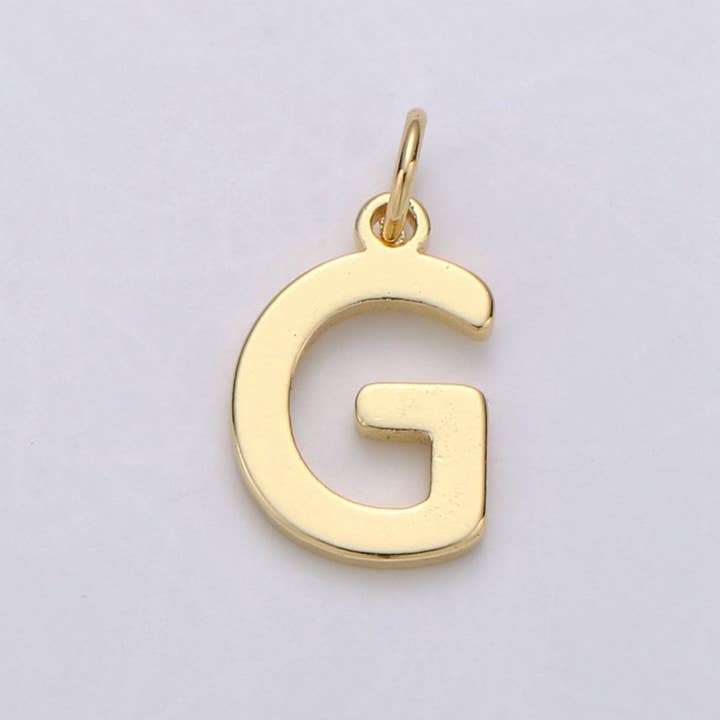 Aim Eternal - Wholesale Individual charm/pendant - 14k Gold Filled Personalized Initial Charm Initial Pendant, Letter Charm, Minimalist Alphabet Letter Charm, Monogram Charm Add On Charm A-113 to A-1256