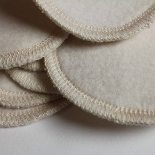 Washable cotton fleece discs for wholesale by Sakaïdé