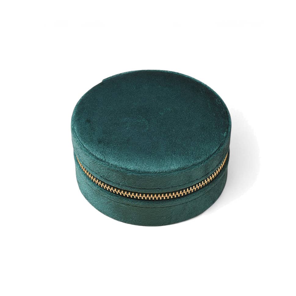 Last True Angel - Wholesale Jewelry Box/Organizer - Velvet Jewellery Case in Emerald Green0