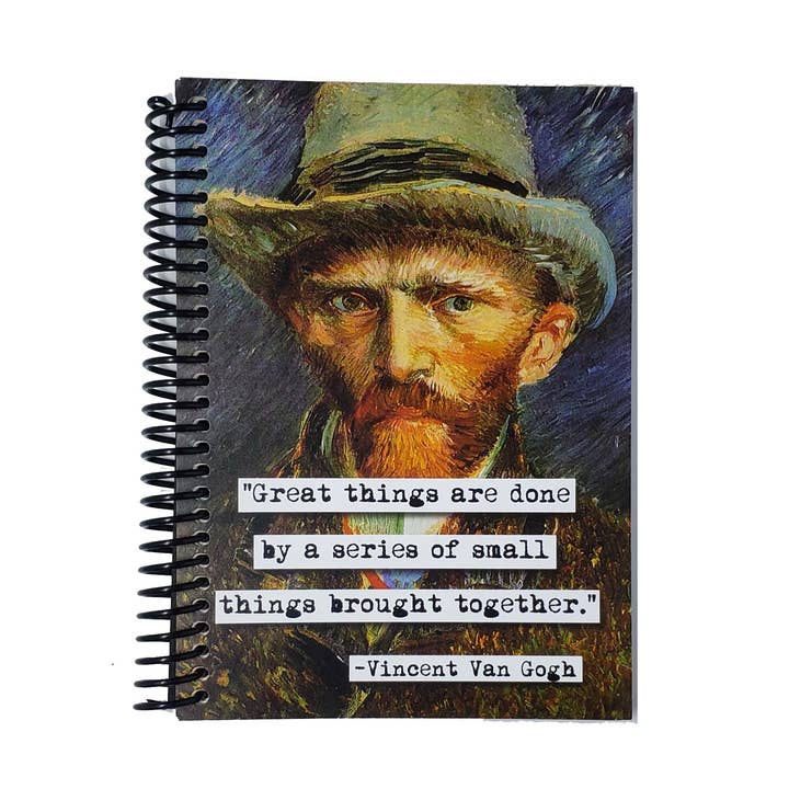 Vincent Van Gogh Blank Notebook for wholesale by ChicalooKate