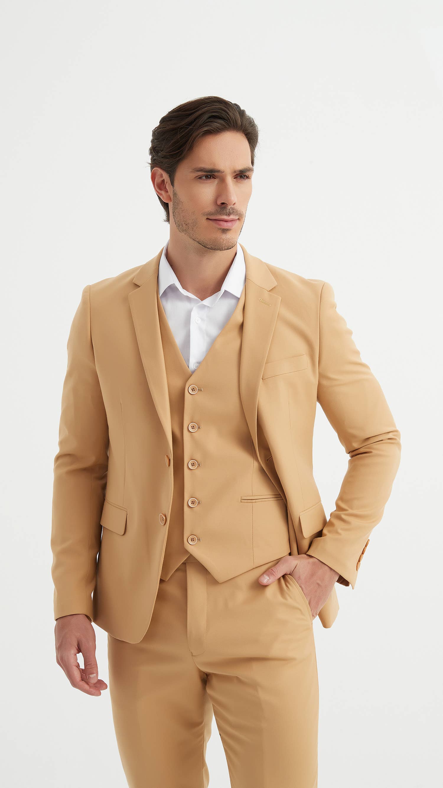 Pistola A Pallini Giacca Natale Abito Da Uomo In Pezzi In Tinta