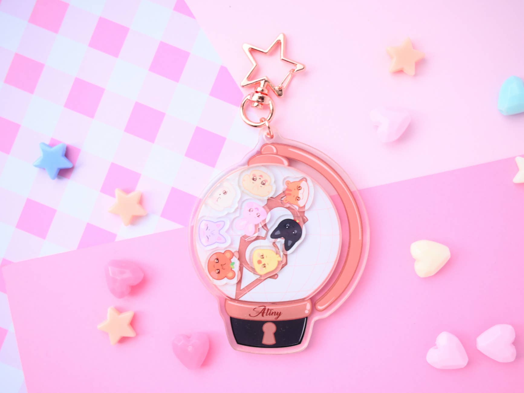 Kawineko - Vendita all'ingrosso Portachiavi - Donna - Portachiavi shaker Ateez e Stray Kids kpop - Accessori Kawineko5