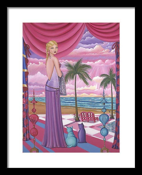 Sharon Tatem Fashion LLC - Wholesale Art Print - Melissa - Framed Print16