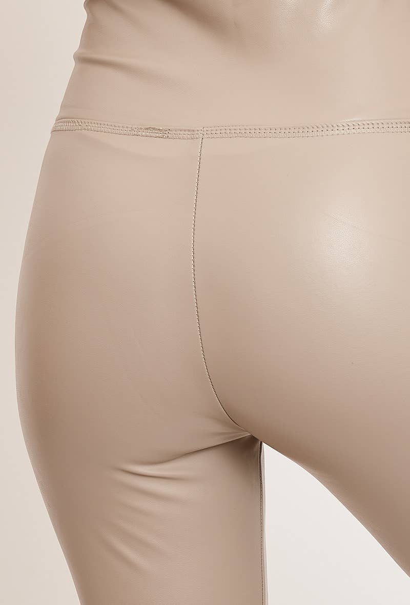 Orice - Wholesale Fashion Leggings - Women's - Slim faux leather leggings - Orice23