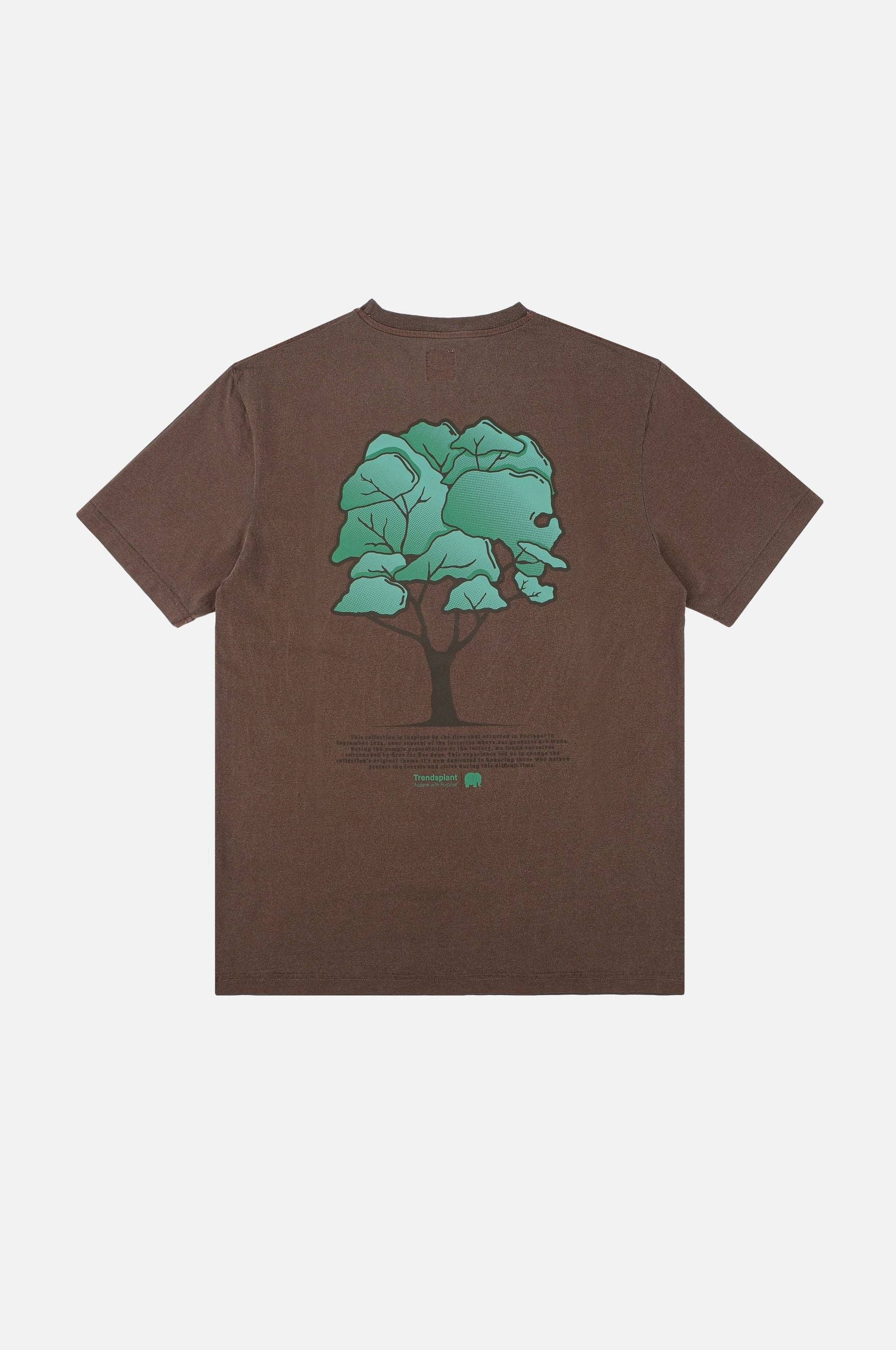 Trendsplant Clothing - Wholesale T-Shirt - Men's - Pontido Pigment T-Shirt Chestnut4