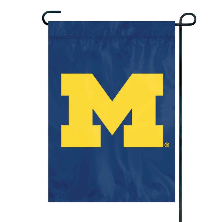 Party Animal, Inc. - Vente Drapeaux - Drapeau de jardin haut de gamme Michigan Wolverines0