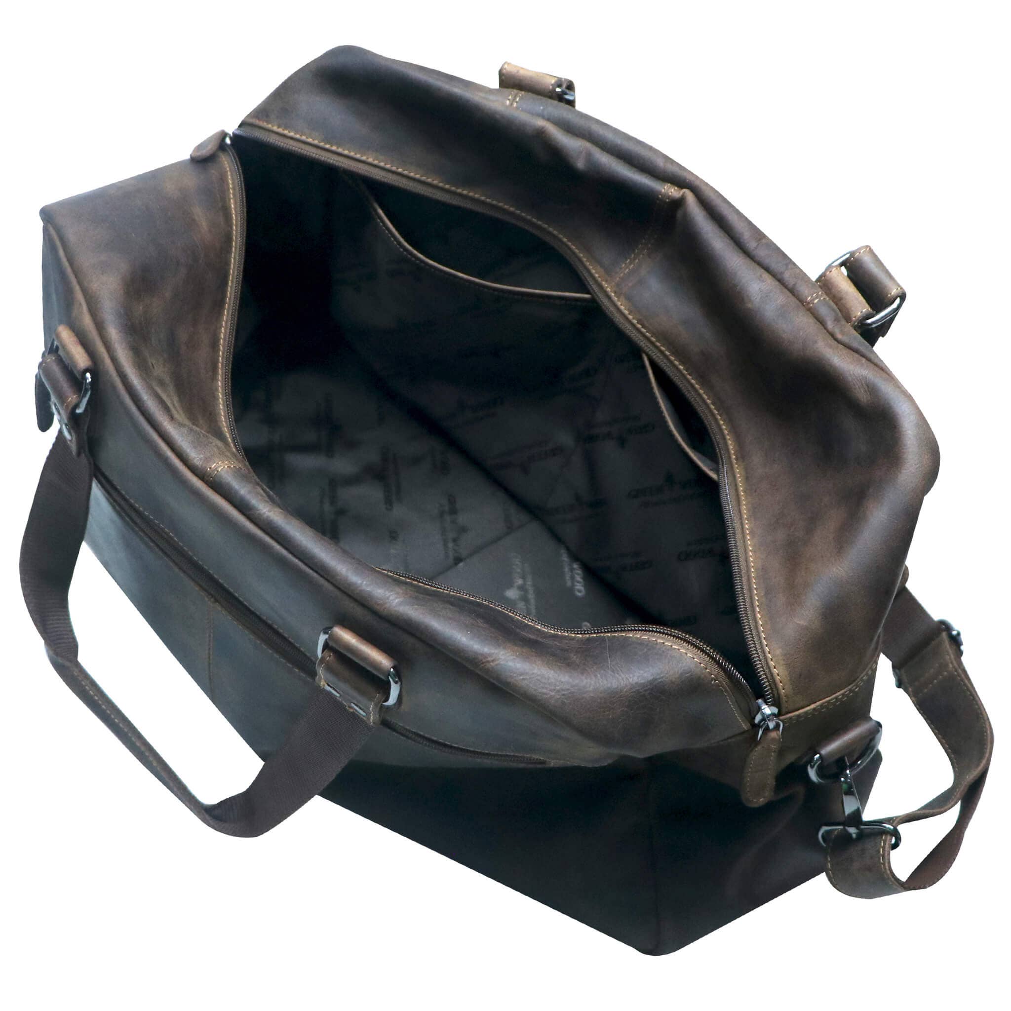 Greenwood - Wholesale Weekender Bag - Unisex - Rudy leather weekender men's duffle bag hand luggage women vint1