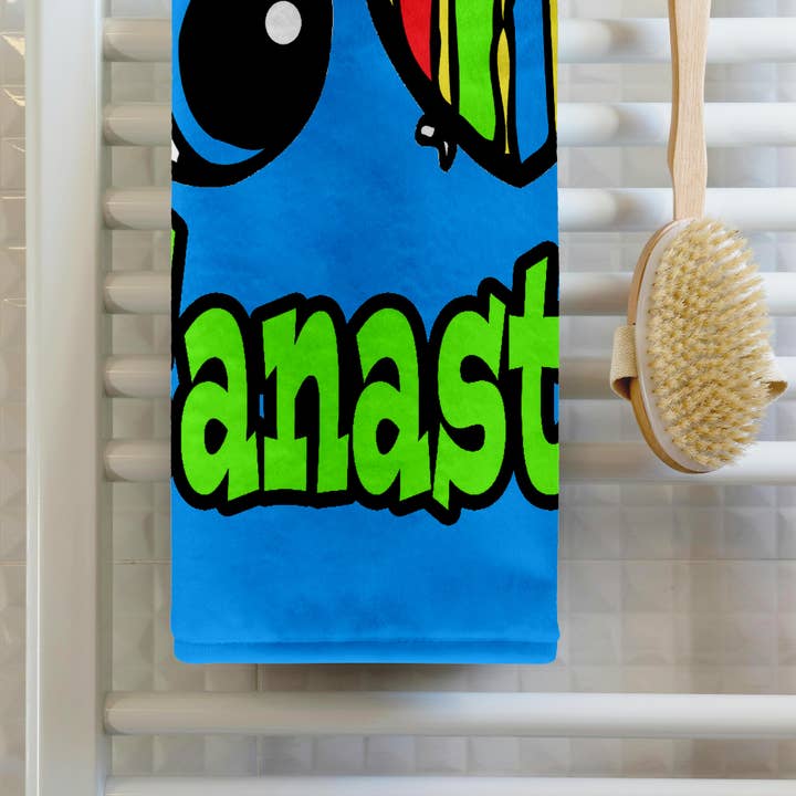 3dRose - Wholesale Bath Towel - 3dRose, Bright Eye Heart I Love Canasta, Towel1