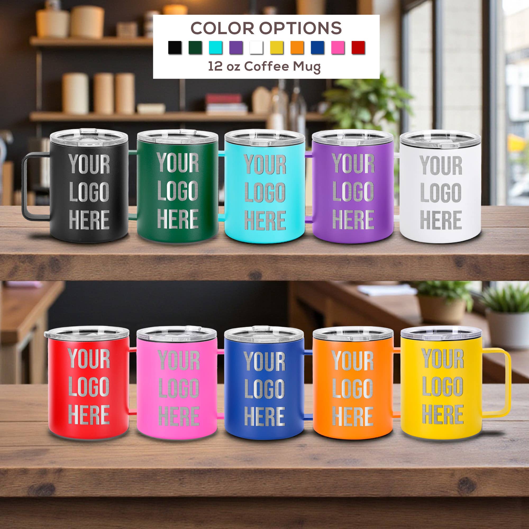 Engrave My Memories - Venta al por mayor Vaso termo - Taza de Café Personalizada con Logotipo Grabado a Medida al por Mayor 12oz5