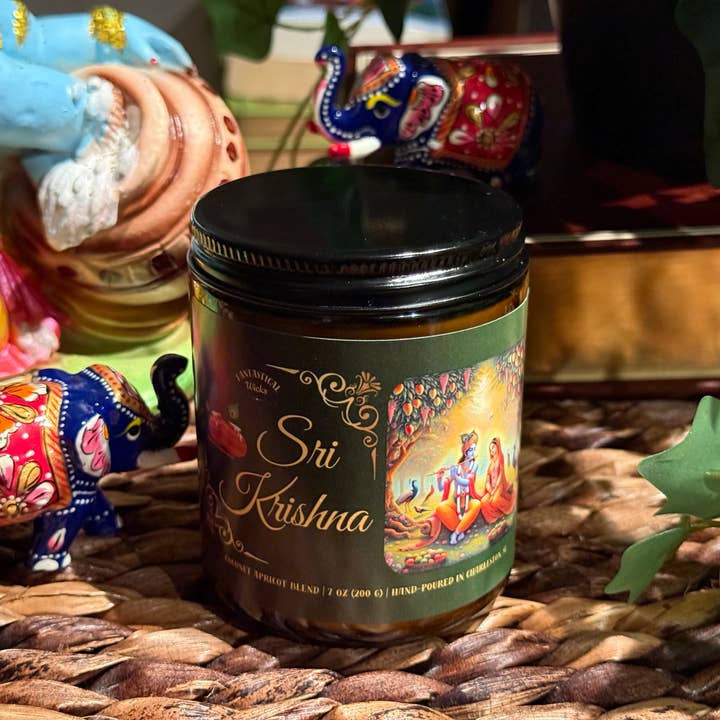 Fantastical Wicks - Wholesale Jar/Filled Candle - Sri Krishna | 7 oz3