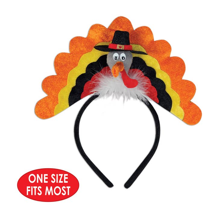 Beistle - Wholesale Party Hat/Crown - Turkey Headband2
