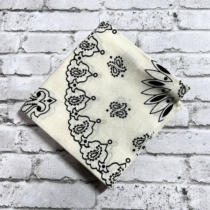 The Funky Soul - Wholesale Bandana - Women's - Texas Bluebonnet Embroidered Bandana4