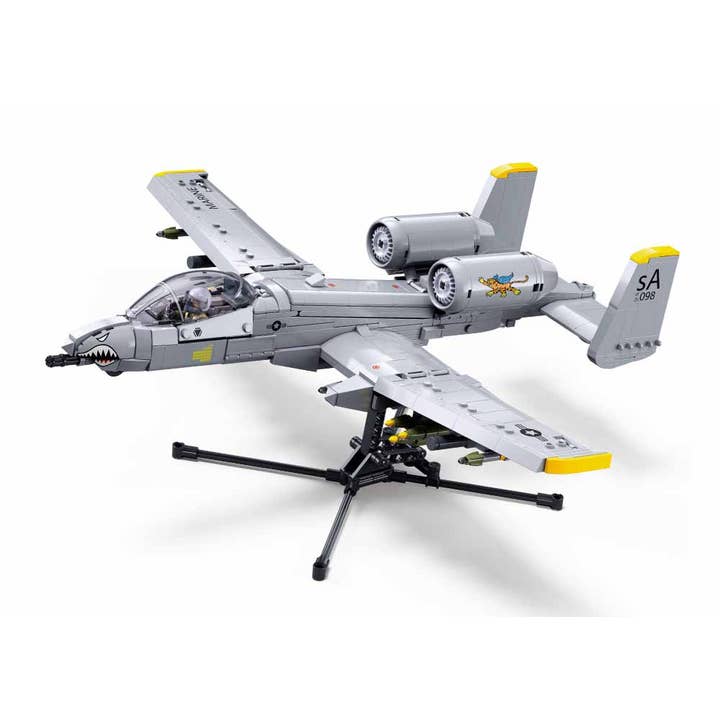 Sluban North America - Wholesale Building Set - Kids - Sluban A-10 Warthog Fighter Jet Building block set - B13622
