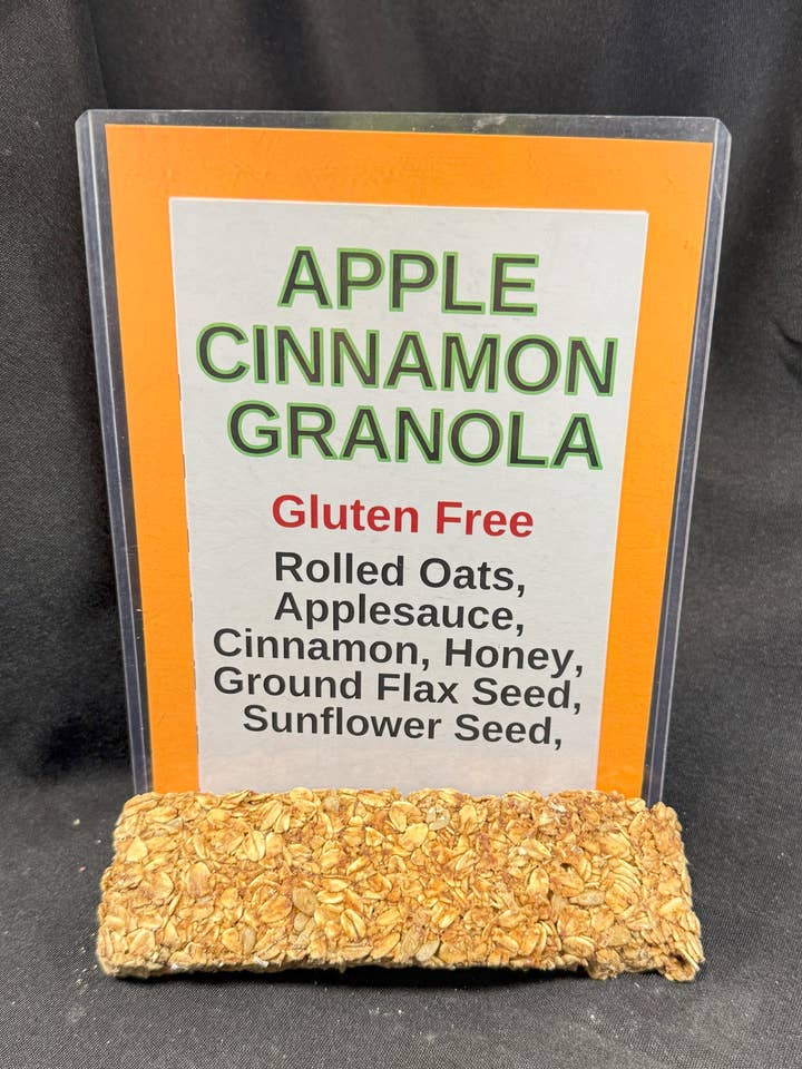 Gluten-Free Apple Cinnamon Granola for wholesale by Veronica's Doggie Delights
