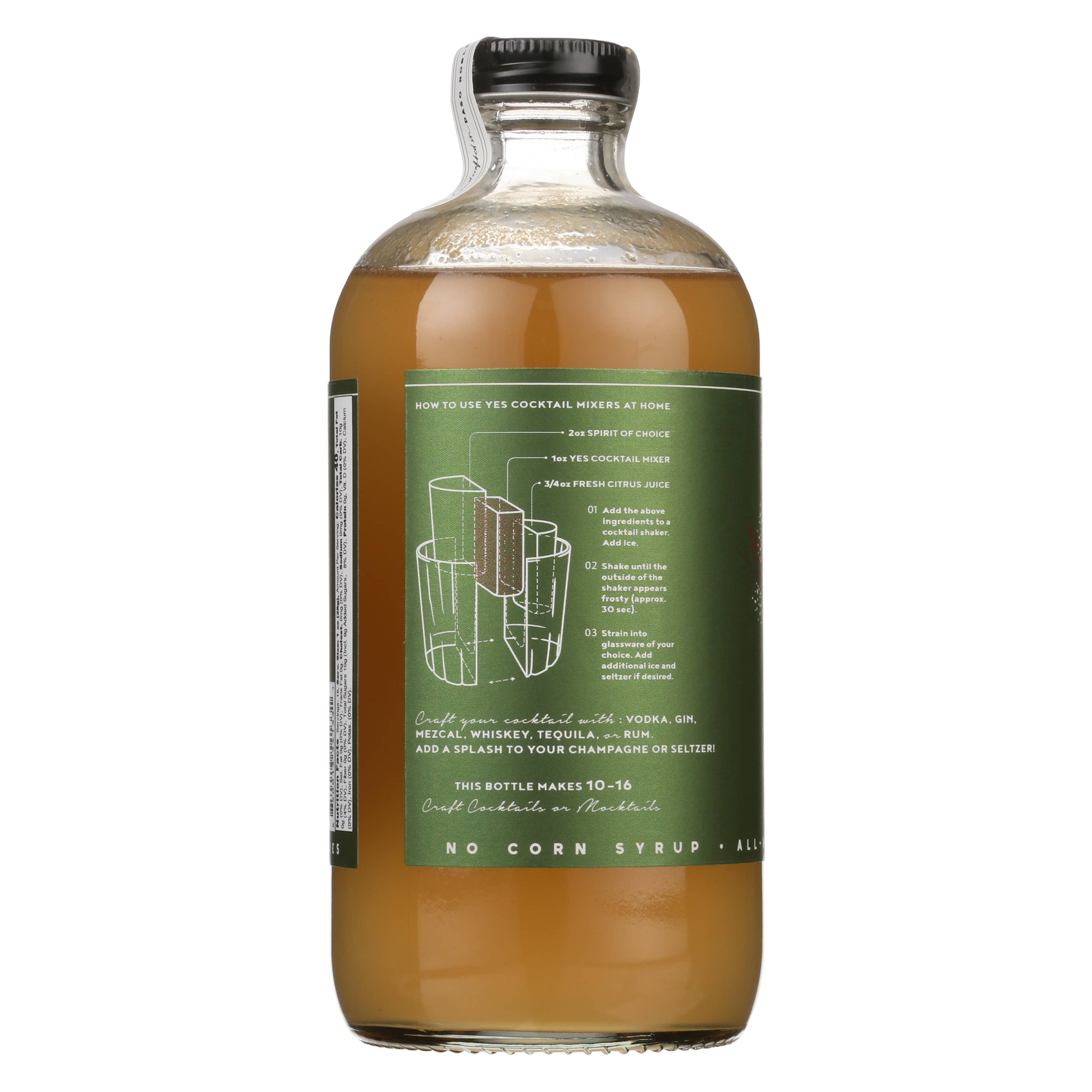 Yes Cocktail Co - Vente Mélange/sirop pour cocktails - Saisonnier des Fêtes : Mélangeur de Cocktail Ginger Snap2