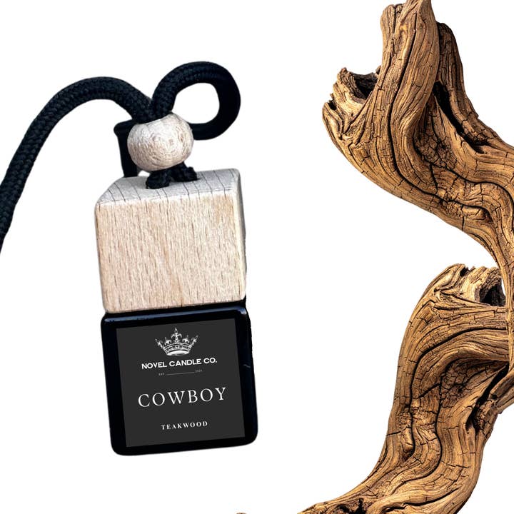 Cowboy Travel Scent for wholesale by Novel Candle Co