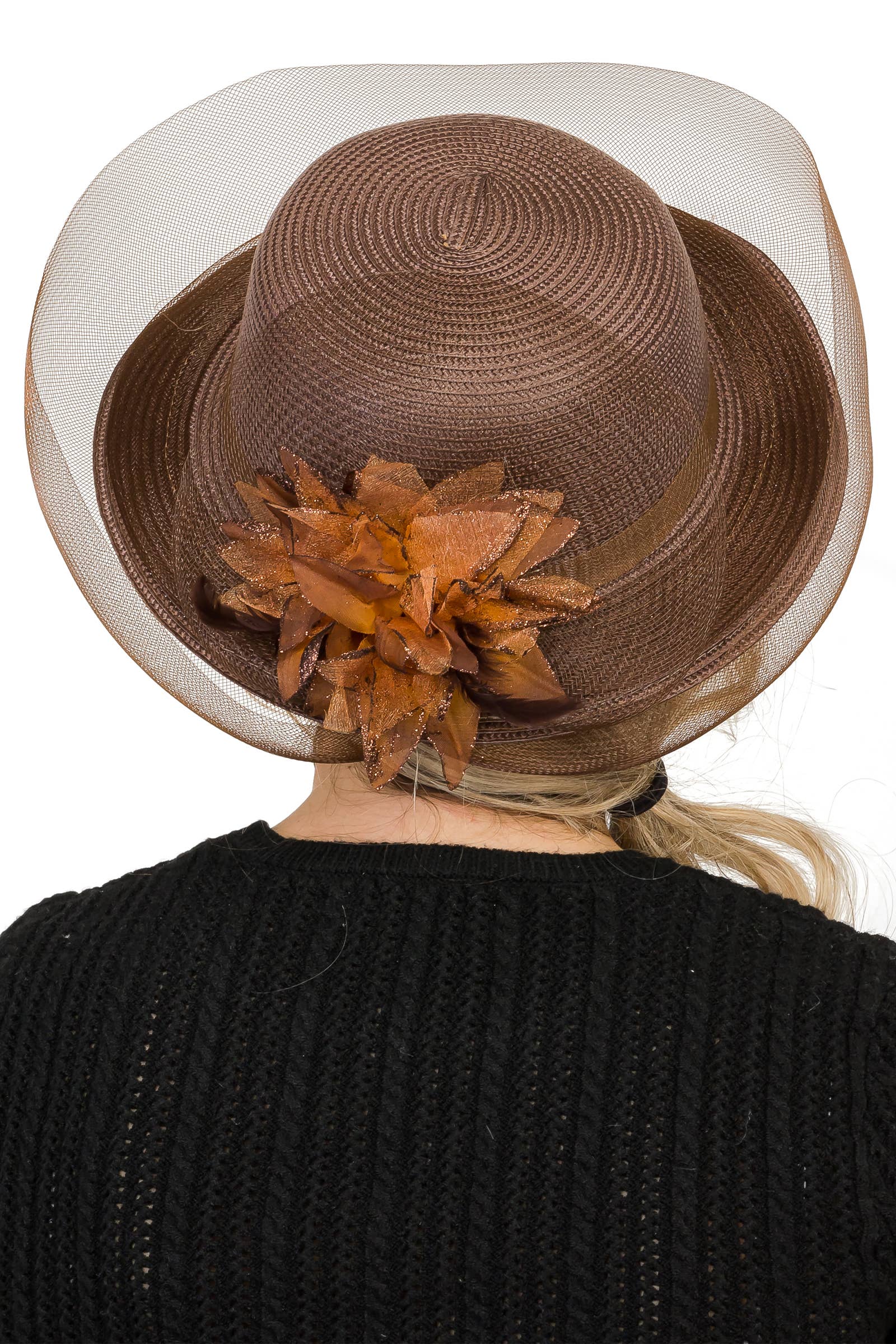 Cap Zone - Wholesale Fascinator Hat - Women's - Organza Fascinator Derby Bucket Sun Hat10