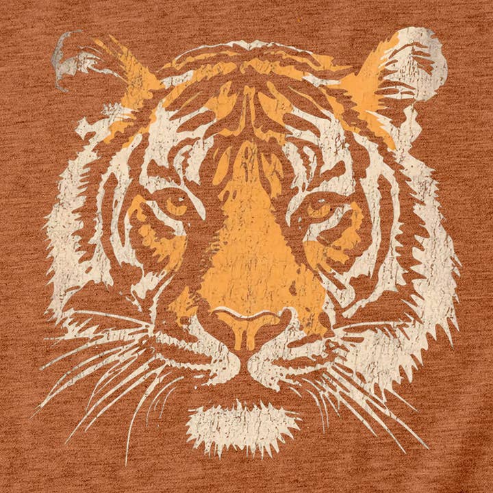 ACCITY - Wholesale Screen Printed T-Shirt - Women's - Women’s Summer Tee with Stylish Tiger Print_CWTTSL04942