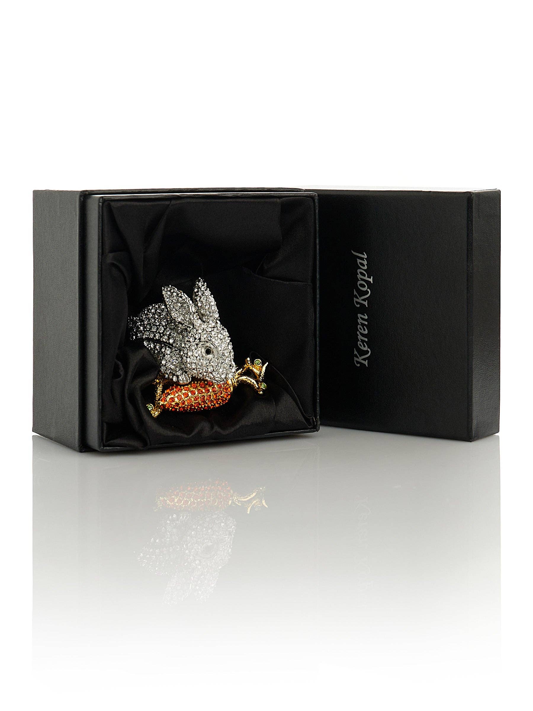 Keren Kopal - Wholesale Jewelry Box/Organizer - Rabbit with Carrot Trinket Box9