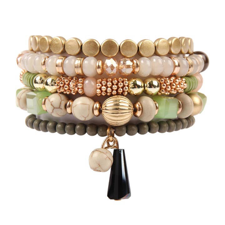 MYS Wholesale Inc - Wholesale Jewelry Set - Multibeads Stretch Bracelet19