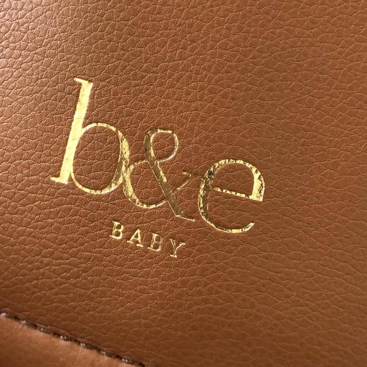 Ben & Ellie Baby - Wholesale Nappy bag – Baby - Nappy Change Clutch & Wipes Case Set - Montana Tan with Sienna Blue6