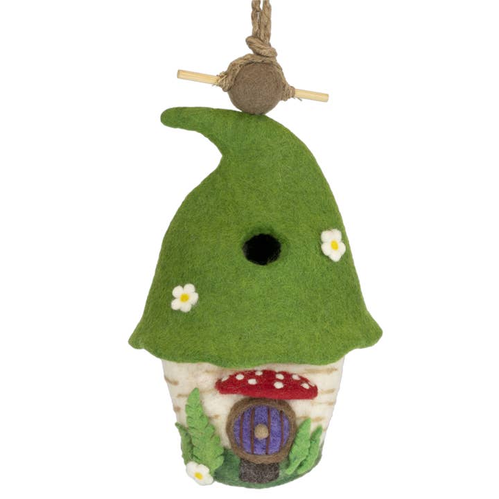 dZi Handmade - Wholesale Bird House - Woodland Fairy House Birdhouse