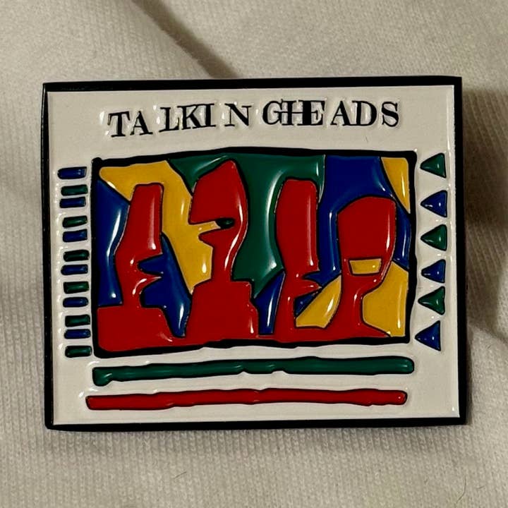 Talking Heads Pin for wholesale by B-Side