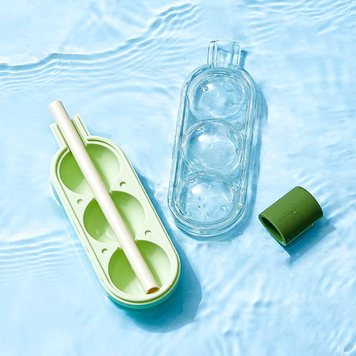 VIGOR - Wholesale Ice Tray/Mold - Popsicle Tubs Freezer Maker Custom Silicone Easy Release Ice Cream Mold with Straw3