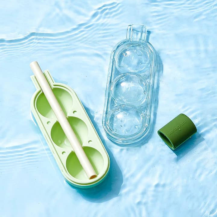 VIGOR - Wholesale Ice Tray/Mold - Popsicle Tubs Freezer Maker Custom Silicone Easy Release Ice Cream Mold with Straw3