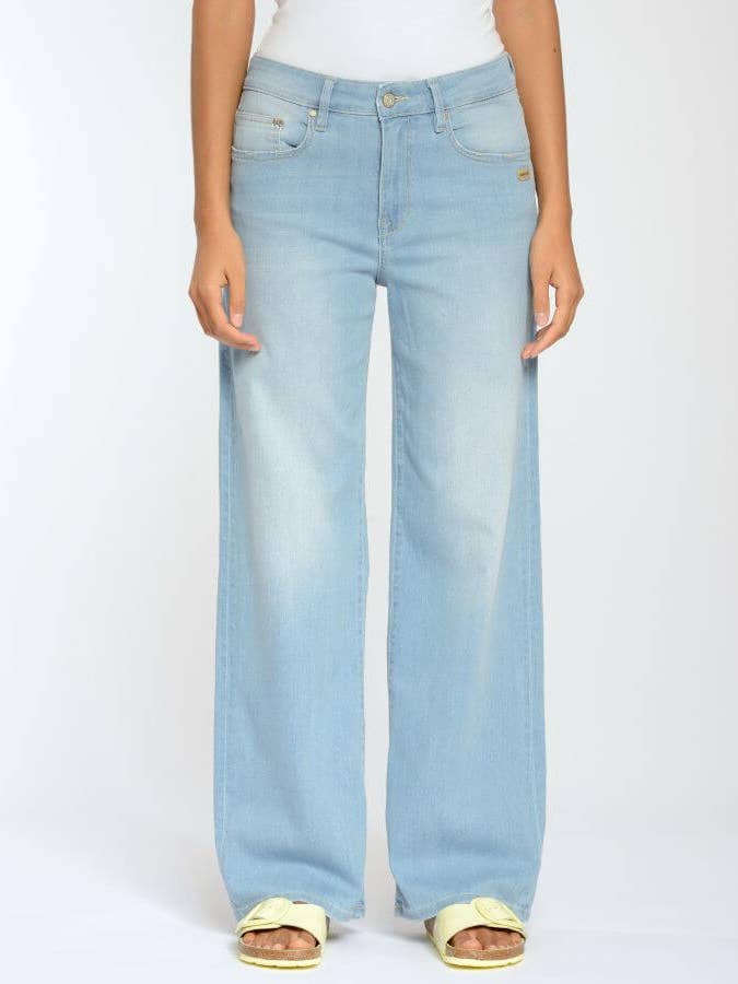 GANG Jeans 94Carlotta Wide Fit - Calça Jeans Wide Fit por atacado de GANG Jeans