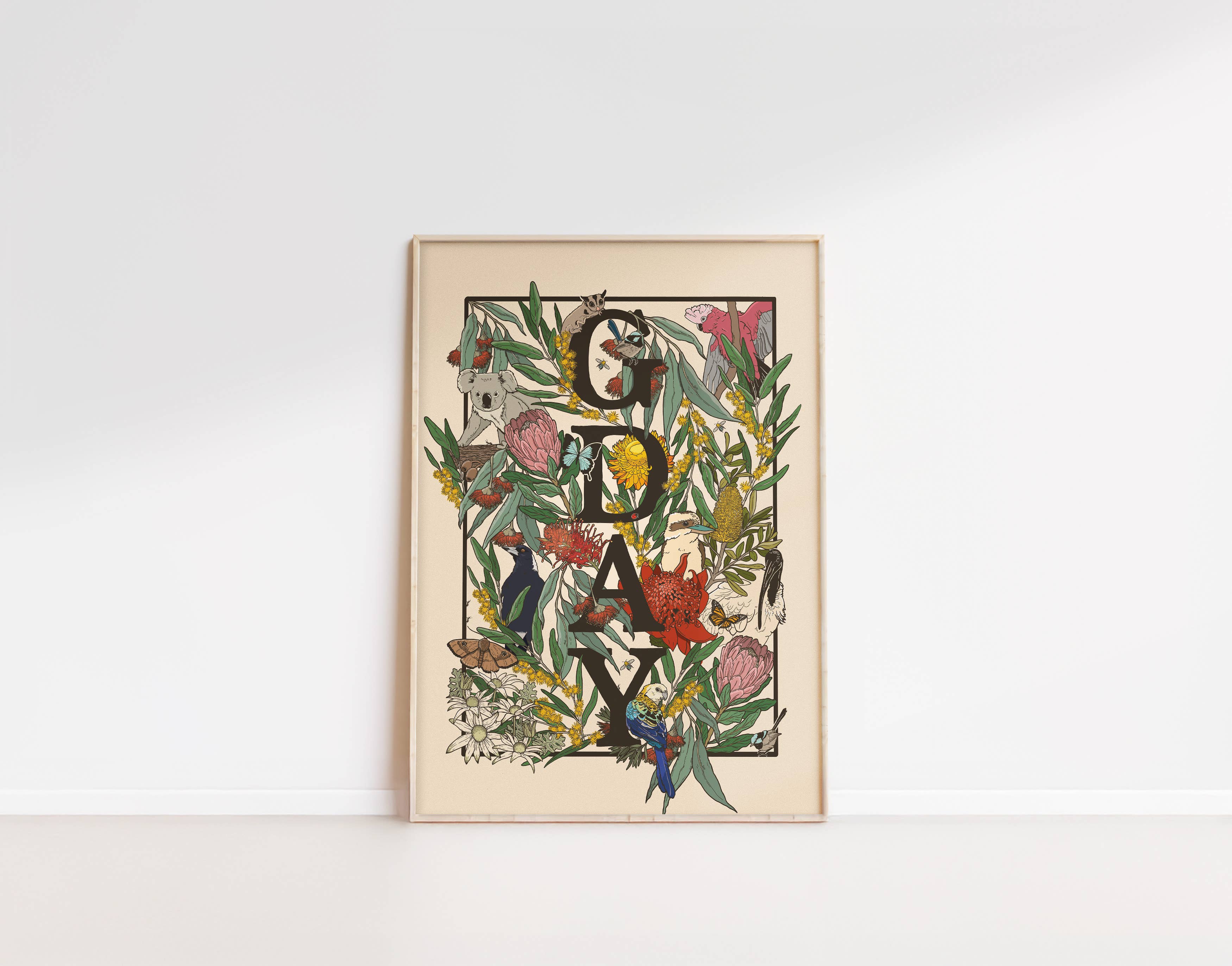 Little Green Mini Creative - Wholesale Poster - G'DAY Art Print | Australian Wall Art