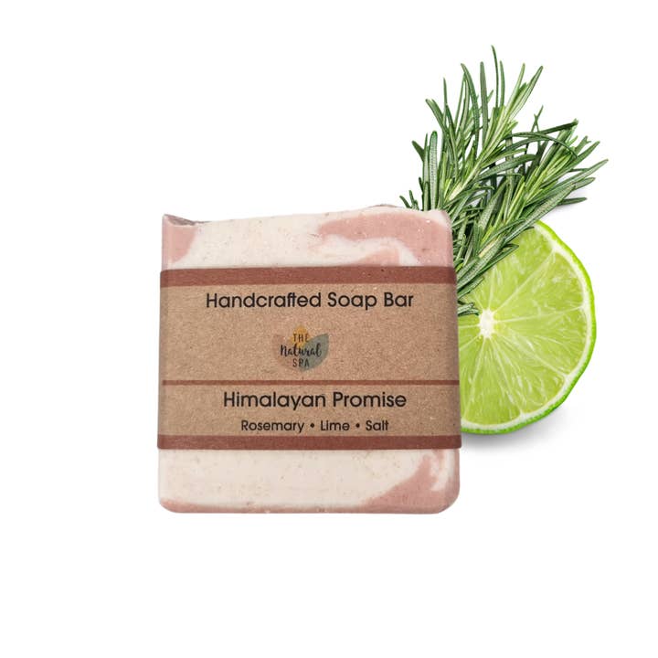 The Natural Spa Cosmetics – wholesale Bar Soap – Himalayan Promise Cold Process Soap 100g - Salt Soap0