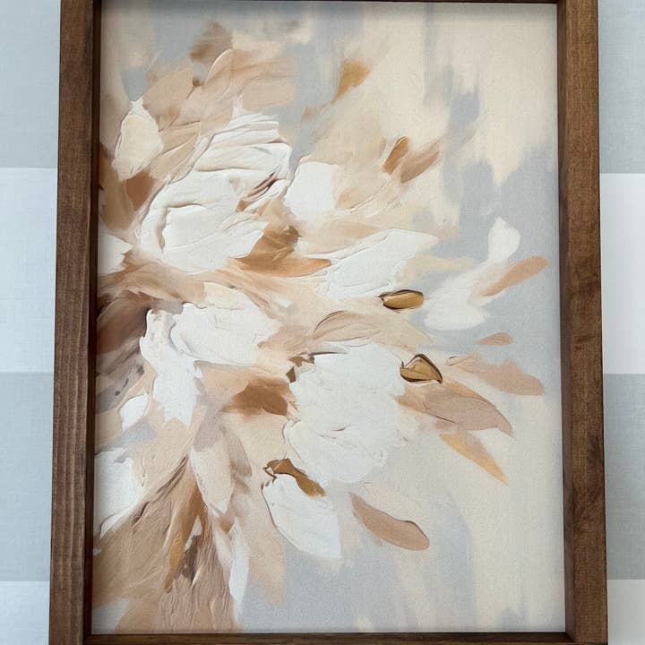 Lily and Sparrow - Wholesale Sign - Pastel Petals - 1 | Spring Wall Art, Spring Wood Sign