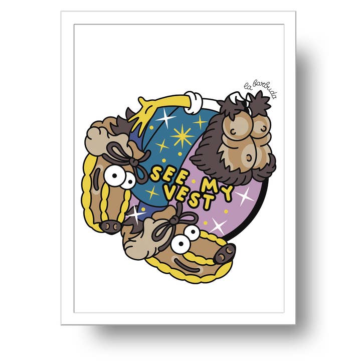 See my vest print by la barbuda for wholesale by La Barbuda - No U.S. custom fees