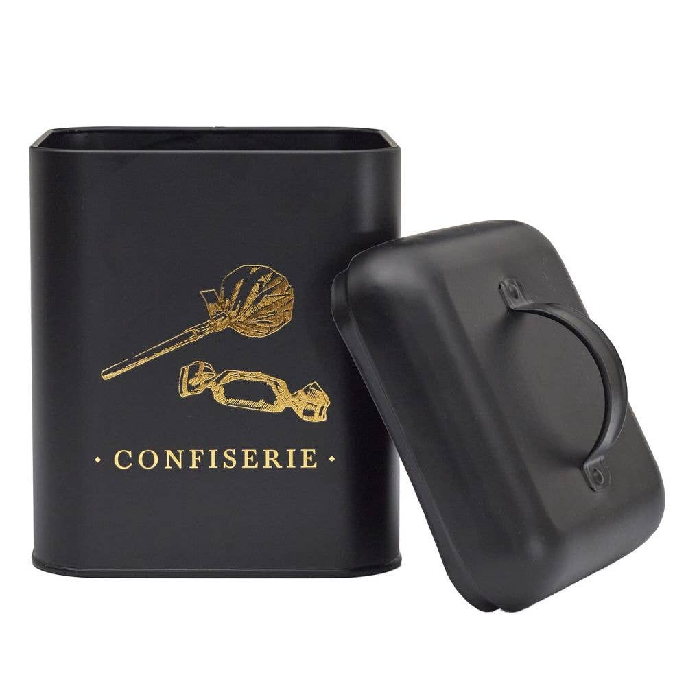 Housse De Rêve - Wholesale Decorative Box - Black and gold metal candy box0