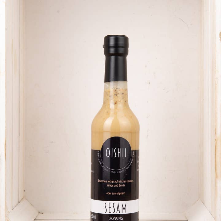 Condimento al sesamo PREMIUM/100% naturale/vegan/ senza glutine per la vendita all'ingrosso da parte di Oishii at home