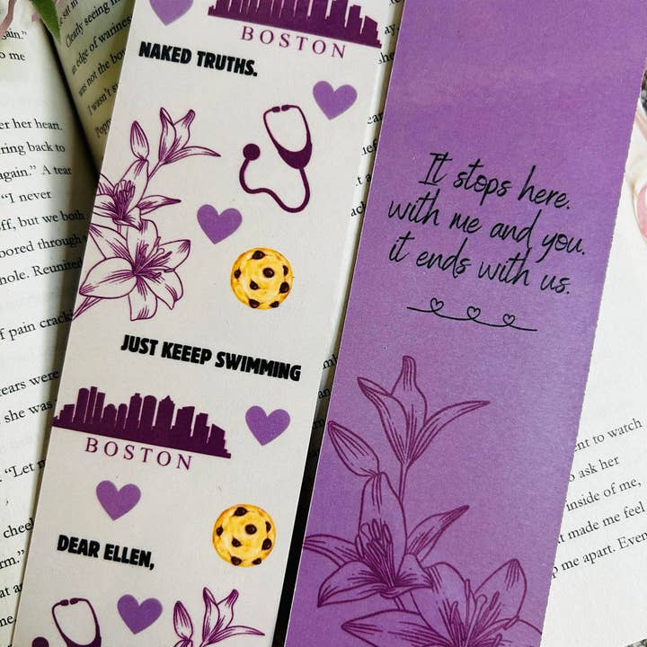 TheBookShack - Wholesale Bookmark - It ends with us Colleen Hoover bookmark2