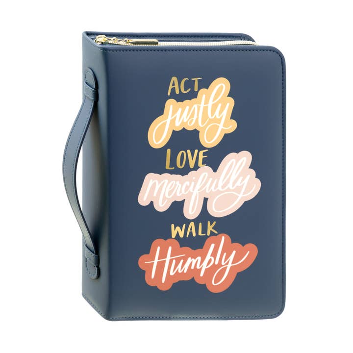 Thimblepress Bible Cover - Act Justly for wholesale by Eccolo