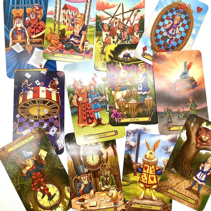 All Little Cute Things - Vendita all'ingrosso Tarocchi - Magico mazzo di tarocchi di Alice. Oracle Magic, regalo1